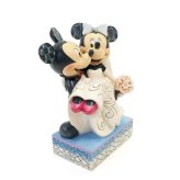 ミッキーとミニー 結婚式 ウェディング 16.8cm | ディズニー トラディションズ ジムショア グッズ フィギュア 人形 置物 彫刻 Jim Shore 正規輸入品