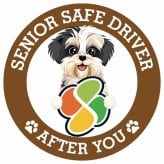 カーサイン 高齢者マーク SENIOR SAFE DRIVER マルックス ステッカー シール 直径13cm 肉球 日本製 車