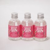 鹿児島県産イチゴ3本セット(ミニチュアジンKOMASA-GIN 苺 45%vol) 45ml×3本