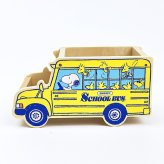 スヌーピー バス型小物入れ (スクールバス) 日本製 SNOOPY