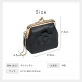【公式】【シンプルデイジーマーク2ガマ口ポーチミニ】マリークワント MARY QUANT マリークヮント マリクワ ポーチ ミニポーチ デイジー ブラック アイボリー  パールピンク ライトブルー おしゃれ 女性 10代 20代 30代 プレゼント