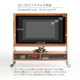 テレビ台 テレビボード キャスター付き TVスタンドシェルフ キャスター 可動式 収納棚 耐荷重 スチールフレーム 安定性 配線収納 高さ調節 組立簡単 モダンデザイン【NIVEL-ナイベル-】
