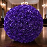 【ディープパープル】「サヴォンローズ」 花束 ブーケ バラの花束 薔薇の花束 花ギフト フラワーギフト フラワーボックス プロポーズ サプライズ ソープフラワー シャボンフラワー 石鹸フラワー 石鹸の花 石鹸のバラ 枯れない花 インテリア 母の日 父の日 敬老の日 クリスマス バレンタイン ホワイトデー 誕生日 入学 卒業 就職 結婚祝い 結婚記念日 退職祝い 記念日 