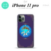 iPhone11Pro iPhone11 Pro スマホケース ハードケース メリーゴーラウンド 紺 メンズ レディース nk-i11p-1505