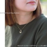 ゴールド ネックレス ハワイアンジュエリー ネックレス ゴールド ペアネックレス 2本セット 刻印 無料 誕生石入れ可 14K K14ゴールド K10カットあずきチェーン太さ0.9mm 2本セット BY THE SEA バイザシー カップル 夫婦 プレゼント ハロウィン 【品番：CG-GP120P-228SDC4】
