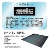 夏ラグ 夏用カーペット ラグ 小林製薬 持続性抗菌剤 KOBA-GUARD 制菌 抗菌防臭 滑り止め 不織布 夏 い草 グラデーション 約190×190cm