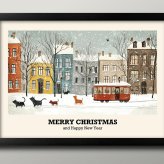 日本製 メリー クリスマス Xmas Christmas サンタクロース ビンテージイラスト A3 サイズ ポスター アート おしゃれ 絵画 インテリア 北欧 イラスト マット紙 艶消し アートパネル 額 フレーム デザイン 壁掛け ギフト 新築祝い ディスプレイ  速達 送料無料