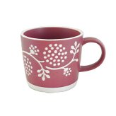 ナチュル マグカップ フラワー ピンク マグカップ 北欧風 美濃焼 日本製 コーヒーカップ ティーカップ 花柄 かわいい おしゃれ 内祝い 結婚祝い ギフト 〈20677〉 M-mode