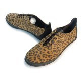 SPINGLE スピングル レディース フラットシューズ SP-1821 レオパード ピッグスエード ヒョウ柄 SPINGLE MOVE