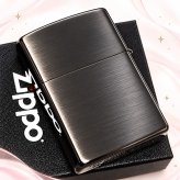 ZIPPO ライター ジッポ ネコ 猫 キャット ムーン 可愛い 三日月 ブラックニッケルサテン ムーンライトラヴァーズ ねこ 動画有り メンズ ギフト レディース プレゼント