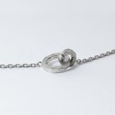 ハワイアンジュエリー ブレスレット つけっぱなし メンズ ステンレス 金属アレルギー ブランド 大人 シンプル インフィニティ 2連 サークル インターロッキング スティールシルバーカラー サージカルステンレス クリスマス 誕生日 プレゼント テラグラティア Terra-gratia【lstb019st】単品