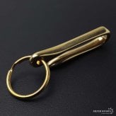 ベルトフック ラージ 釣り針フック キーリング キーホルダー ゴールド ベルトループ フィッシュフック 鍵 小物