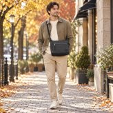 EDWIN エドウィン ショルダーバッグ ラッシュ 横型 斜め掛け ショルダー かばん 普段使い 使いやすい シンプル メンズ ギフト プレゼント ブラック ew016