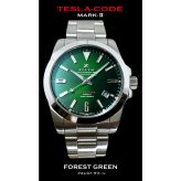 ジーダ ZEEDA テスラコード マーク2 TESLA-CODE MARK-II FOREST GREEN 腕時計 メンズ 自動巻き ZD-TC2-GRN