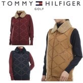 トミーヒルフィガー ゴルフ レディース ベスト モノグラムジャカード ファートリム ニットベスト TOMMY HILFIGER GOLF THLA487 秋冬モデル お誕生日祝い お祝い 記念品 30代 40代 50代 60代 母の日 お母さん 還暦祝い 敬老の日 彼女 人気プレゼント プレゼント