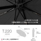 クニルプス Knirps T.220 折りたたみ傘 雨傘 撥水 ワンタッチ 自動開閉 折りたたみ ユニセックス レディース メンズ 傘