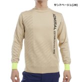 アドミラル ゴルフ メンズ ラインロゴ モックネックセーター ADMIRAL GOLF ADMA466 秋冬モデル お誕生日祝い お祝い 記念品 お父さん 父の日 彼氏 男性 30代 40代 50代 60代  還暦祝い 敬老の日 人気プレゼント プレゼント