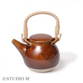studio m’ スタジオエム なつめ 土瓶＆湯呑《2個》 同色セット[急須 湯呑 セット ペア おしゃれ 土瓶急須 湯呑セット 茶器セット 食器セット かわいい 湯のみ茶碗 ペアセット 2人用 食洗機対応 夫婦 お揃い お祝い 結婚祝い]