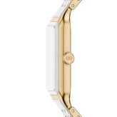 フォッシル FOSSIL 腕時計 レディース RAQUEL デイト アナログ ステンレススチール＆ホワイトセラミック ウォッチ CE1136【2026 新作】