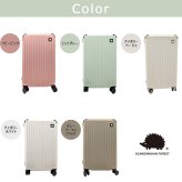 SCANDINAVIAN FOREST キャリーケース 102L Lサイズ 大容量 スーツケース 7-10泊 宿泊 旅行 出張 シンプル レディース ギフト プレゼント ピンク sfrs2401-l
