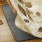 ラグ 下敷きラグ 厚手 防音 2畳 約170×170cm シンプル ラグマット カーペット ラグカーペット おしゃれ 床暖房対応 春 夏 秋 冬 オールシーズン ウレタン リビング マット ダイニング ラグ 床 ホットカーペット対応 極厚 保温 グレー