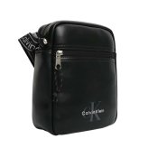 カルバンクライン CALVIN KLEIN BOLD LOGO WEBBING REPORTER ショルダーバッグ lv04d3418g-ub1 メンズ BLACK