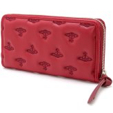 ヴィヴィアンウエストウッド 長財布 レディース メンズ 男女兼用 ラウンドファスナー長財布 Vivienne Westwood ヴィヴィアン マルチオーブ型押し レッド VW4288 (5106005QW-S002K-H201) 【2026年秋冬モデル】 【ラッピング無料 誕生日 お祝い プレゼント ギフト 贈り物】