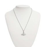 ヴィヴィアンウエストウッド ネックレス Vivienne Westwood MINI BAS RELIEF 63020086-02P763 シルバー アクア