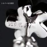 ハワイアンジュエリー ピアス ハワイアン ピアス プルメリアピアス 花 8mm ジルコニア シルバー925 ロジウムコーティング キャッチ メール便 20G ゲージ 彼女 妻 女性 レディース 誕生日 プレゼント ハロウィン 【品番：SE53218】