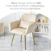 ダイニング家具 チェア クッション付き ベロア風生地 ダイニングチェア 1脚 サロン インテリアチェア 360° 綺麗な シルエット フィット 光沢感 なめらかな 触り心地 リラックス コールドの脚 疲れにくい 軽いらくらく 椅子 イス パソコンチェア