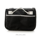 カシュカシュ cache cache バッグインバッグ 通販 インナーバッグ パーテーション 仕切りバッグ メッシュ素材 バックインバック 小物入れ 自立 軽量 整理整頓 ファスナー付き レディース おしゃれ ミニバッグ トラベルポーチ 収納ポケット 旅行用
