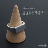 シルバー925 印台リング 細め シグネットリング シルバーリング スタンプリング 細身 シンプル メタル メンズ 男性 金属アレルギー対応 指輪