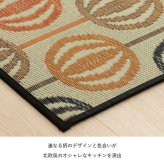 夏ラグ 夏用カーペット キッチンマット おしゃれ い草 い草ラグ 抗菌防臭 カーペット インテリア かわいい 国産 日本製 滑り止め 約43×120cm