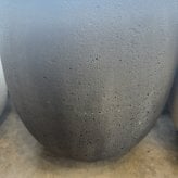 鉢カバー おしゃれ 大型 15号 11号 M S サイズ 植木鉢 KONTON コントン ループス イグニアス 丸型 ラウンド ファイバーストーン 軽量 室内 屋内 高級 北欧 モダン ナチュラル 観葉植物用 サボテン 多肉植物 特大 玄関 プランター 底穴なし オフホワイト チャコール