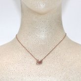 SWAROVSKI スワロフスキー ネックレス 5469989 Swan アクセサリー ローズゴールド