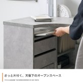L字型デスク 幅100cm 収納付き パソコンデスク ワークデスク 省スペース 引き出し 可動棚 オープン収納 配線収納 タップ収納 耐荷重50kg 在宅勤務 テレワーク 学習机 書斎 一人暮らし おしゃれ ホワイト ストーン オーク コンパクト 組立品 新生活