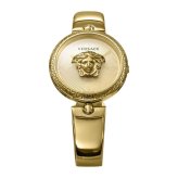 ヴェルサーチェ 腕時計 レディース イエローゴールド 34mm VERSACE PALAZZO パラッツォ 立体メデューサ スイス製 レディース腕時計 高級 ブランド おしゃれ かわいい プレゼント ギフト 成人 卒業 入学