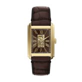 フォッシル FOSSIL 腕時計 メンズ CARRAWAY アナログ 自動巻き ブラウン クロコレザーウォッチ ME3281【2026 新作】