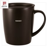 ハリオ フタ付き保温マグ 300mL グレー マグカップ 真空断熱 二重構造 保温保冷 カップ【北海道・沖縄県・離島 配送不可】