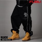  FUBU フブ トラックパンツ メンズ コーデュロイ ワイドパンツ ボトムス ブランド ロゴ ストリート ヒップホップ ダンス オーバーサイズ ビッグシルエット 秋冬 M L XL XXL 大きいサイズ 黒 fam-62502 レディース 2026FW karlas