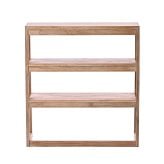 ラック リブキャビネット幅80cm専用 チェストトップパーツ 単品 幅80cm キャビネット シェルフ リブ デザイン 天然素材 チーク無垢 木製 アジアン 収納 玄関 ディスプレイ 棚板 調整可能 北欧 モダン 新生活