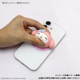 ハンギョドン MagSafe対応 マルチグリップ スマホグリップ マグネット式 スマホスタンド 背面ミラー付き iPhone 落下防止 キャラクター グッズ 雑貨 可愛い サンリオ正規ライセンス品