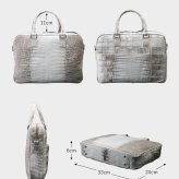 ブリーフバッグ ポロサス スモールクロコダイル レディース ヒマラヤクロコダイル ヒマラヤポロサス センター取り 日本製 2way バッグ ビジネスバッグ 鞄 ギフト プレゼント 4F (06002010r)