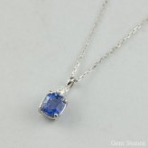  ブルーサファイア 　０．８８ct 　ダイヤモンド　ネックレス 　ペンダント プラチナネックレス Pt900　ネックレス レディース 一粒ネックレス  誕生石 シンプル Drops