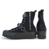 コンバース CONVERSE スニーカー 厚底 メンズ レディース ハイカット シャークソール ST Z SHIN-HI ブラック/ブラック ALL STAR SHARKSOLE ST Z SHIN-HI