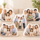 祖父母 誕生日プレゼント おじいちゃん おばあちゃん オリジナルクッション 写真入りクッション 家族写真 孫の写真 オーダーメイド ギフト 贈り物 誕生日祝い 敬老の日 祖父 誕生日 祖母 誕生日 夫婦 ペアギフト 感謝の気持ち 長寿祝い 還暦祝い 古希祝い 喜寿祝い 米寿祝い 金婚式 結婚記念日 孫からのプレゼント 記念品 世界に一つだけ サプライズ 家族の思い出 インテリア クッションギフト用