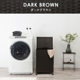 ランドリーバスケット 洗濯かご 収納ボックス かご フタ付き バスケット 大容量 大型 ワゴン おしゃれ 洗濯カゴ ラタン調 キャスター付き 防水 組立式 シンプル デザイン 約幅50×奥行38×高さ67cm キャスター付収納ボックス ランドリーボックス