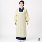 割烹着 日本製 カラー かわいい おしゃれ PO-111 無地 シンプル かっぽう着 日清紡 三ツ桃カラーブロード使用 エプロン スモック 和服 着物 きもの 水屋 礼装 保育士 母の日 白黒ピンク