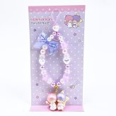 サンリオ キキララ フォンストラップ ブルー キーホルダー スマホ用品 Sanrio