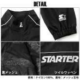 STARTER スターター スタンドブルゾン メンズ レディース sbm-6253トラックジャケット ナイロン タスラン メッシュ裏地 パイピング ワッペン ロゴ 刺繍 ジップアップ オーバーサイズ ストリート ヒップホップ ダンス M L XL 2026FW Karlas